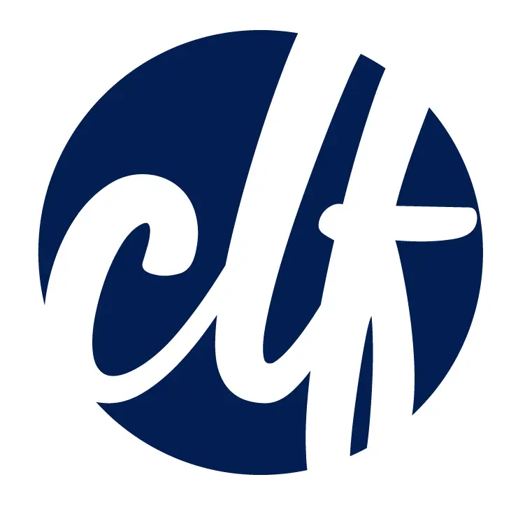 Christian Life Fellowship Cape Coral FL CLF Round blue logo