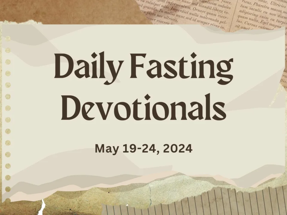 Daily Fasting Devos
