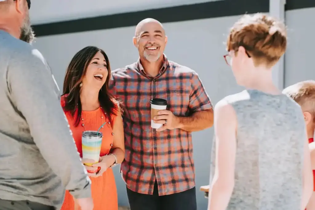 Christian Life Fellowship Cape Coral Pastor and Wife greeting people after church